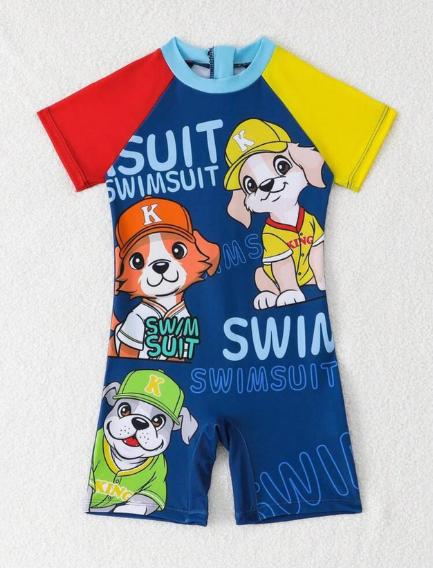 مایو یکسره طرح پرطرفدار سگ های نگهبان Paw Patrol ضد کلر و حساسیت اورجینال برند shein از 3تا 7سال