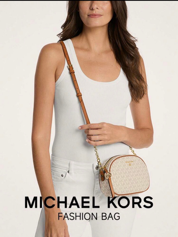 کیف دوشی زنانه از اورجینال برند مایکل کورس michael kors -رنگ ترند امسال-مناسب مهمانی های روزانه و استفاده روزمره