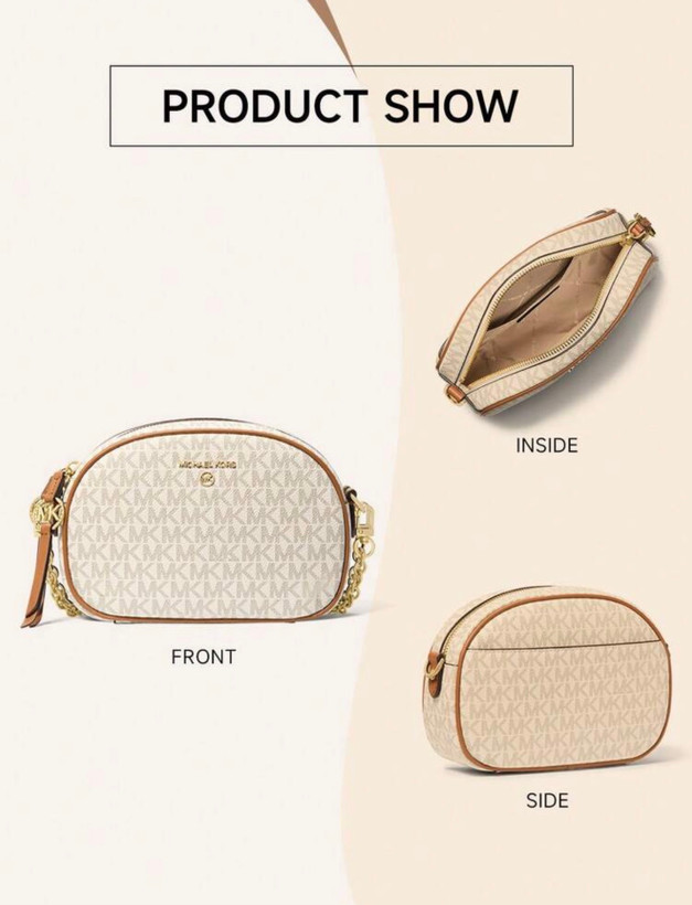 کیف دوشی زنانه از اورجینال برند مایکل کورس michael kors -رنگ ترند امسال-مناسب مهمانی های روزانه و استفاده روزمره