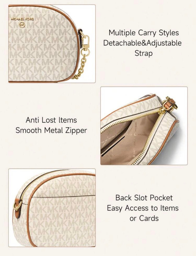کیف دوشی زنانه از اورجینال برند مایکل کورس michael kors -رنگ ترند امسال-مناسب مهمانی های روزانه و استفاده روزمره