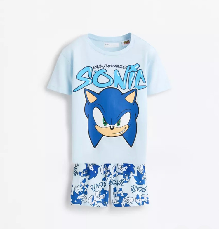 تیشرت و شلوارک sonic از اورجینال برند اسپانیاییlefties سایز ۵-۶سال و کد ۲۳۴۴