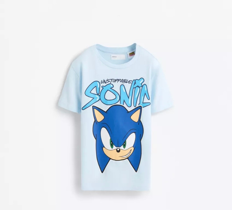 تیشرت و شلوارک sonic از اورجینال برند اسپانیاییlefties سایز ۵-۶سال و کد ۲۳۴۴