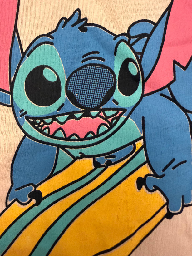 تیشرت و شلوارک وارداتی کیفیت عالی طرح stitch-سایزبندی از ۲تا۸سال و کد ۲۳۶۳