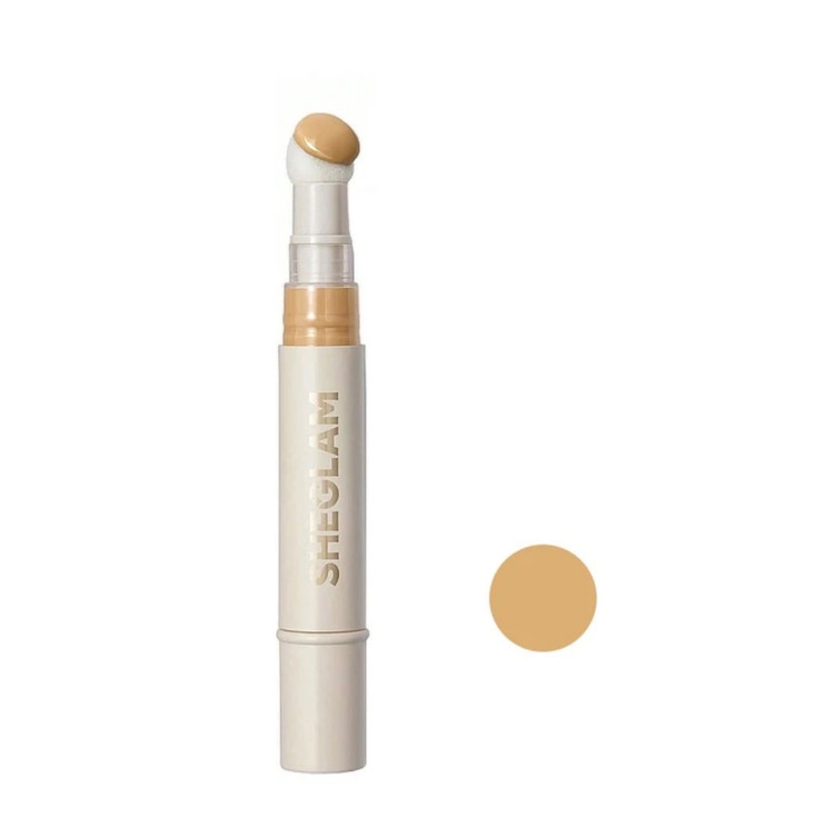کانسیلر اورجینال مدل COMPLEXION BOOST رنگ SHELL - فول کاورمناسب انواع پوستها و غنی شده با فیتواسترول ها و صد درصد اسکوآلن از منبع زیتون ANTI-CENES COMPLEXION BOOST