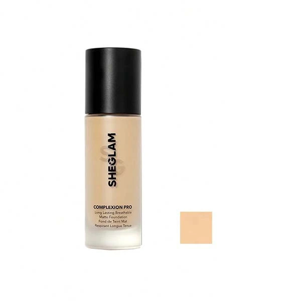 کرم پودر مات وارداتی - اورجینال- رنگ SHELL- مناسب پوست چرب و پوست مختلط- مدل Complexion Pro حجم 30 میلیلیتر، پوشش یکنواخت و مقاوم در برابر تعریق و آب، بدون مسدود کردن منافذ پوست، مناسب پوست روشن و استفاده روزانه و ورزشی- مناسب پوست روشن