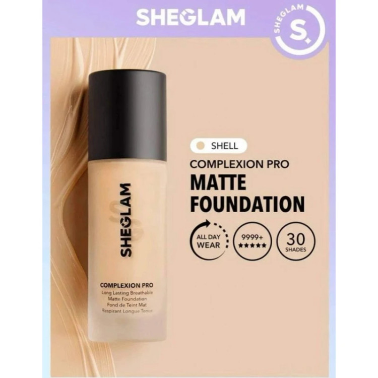 کرم پودر مات وارداتی - اورجینال- رنگ SHELL- مناسب پوست چرب و پوست مختلط- مدل Complexion Pro حجم 30 میلیلیتر، پوشش یکنواخت و مقاوم در برابر تعریق و آب، بدون مسدود کردن منافذ پوست، مناسب پوست روشن و استفاده روزانه و ورزشی- مناسب پوست روشن