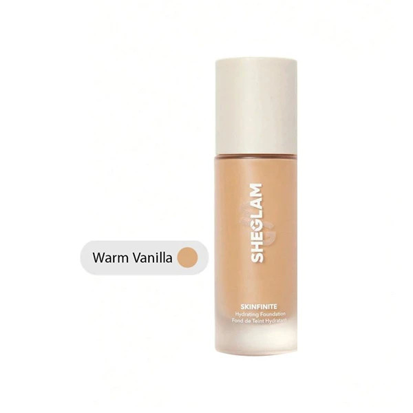 کرم پودر آبرسان وارداتی - اورجینال رنگ WARM VANILLA مدل SKINFINITE حجم 30 میلیلیتر ، بافت سبک، ماندگاری طولانی، کاهش خشکی پوست و غیر کومدون زا مناسب پوست خشک و متوسط