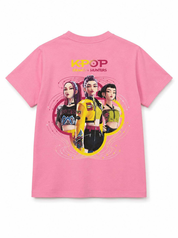 تیشرت دخترانه وارداتی طرح k-pop-نخ پنبه و شیک در دو رنگ و طرح -سایزبندی ۵تا۱۴سال