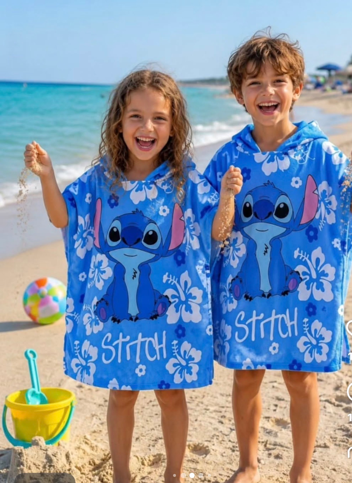 حوله پانچو  وارداتی stich -اندازه۶۰*۶۰-مناسب ۲تا۶سال