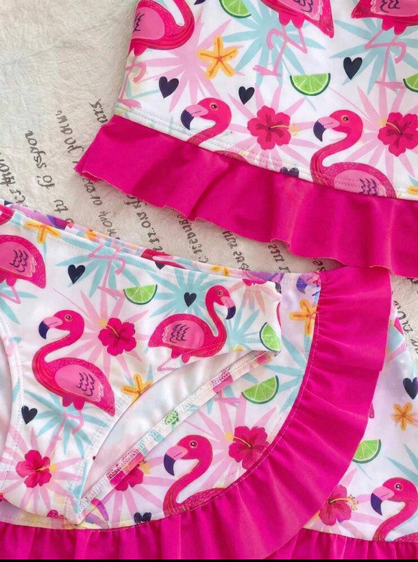 مایو دخترانه ۳تکه وارداتی از اورجینال برندshein.شیک و با کیفیت ،مناسب ۶سال